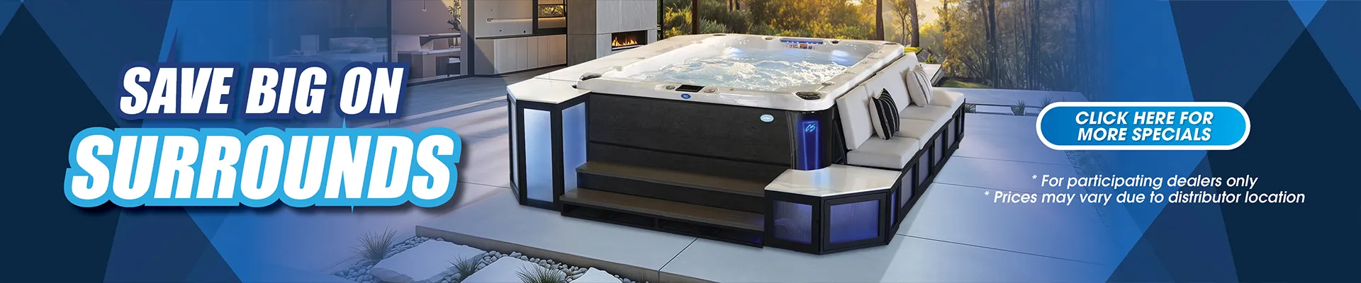 Calspas hot tub being used in a family setting - Val Caron